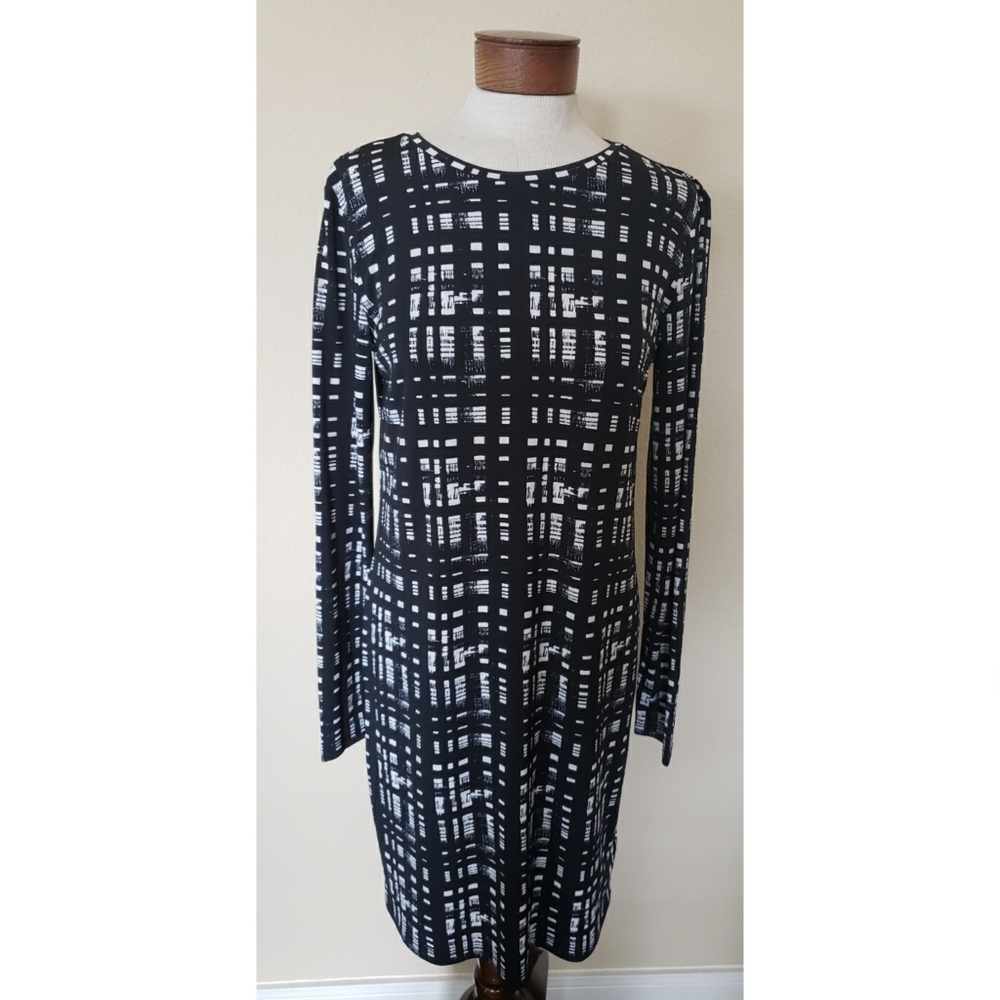 Michael by Michael Kors Long Sleeve Sheath Dress S